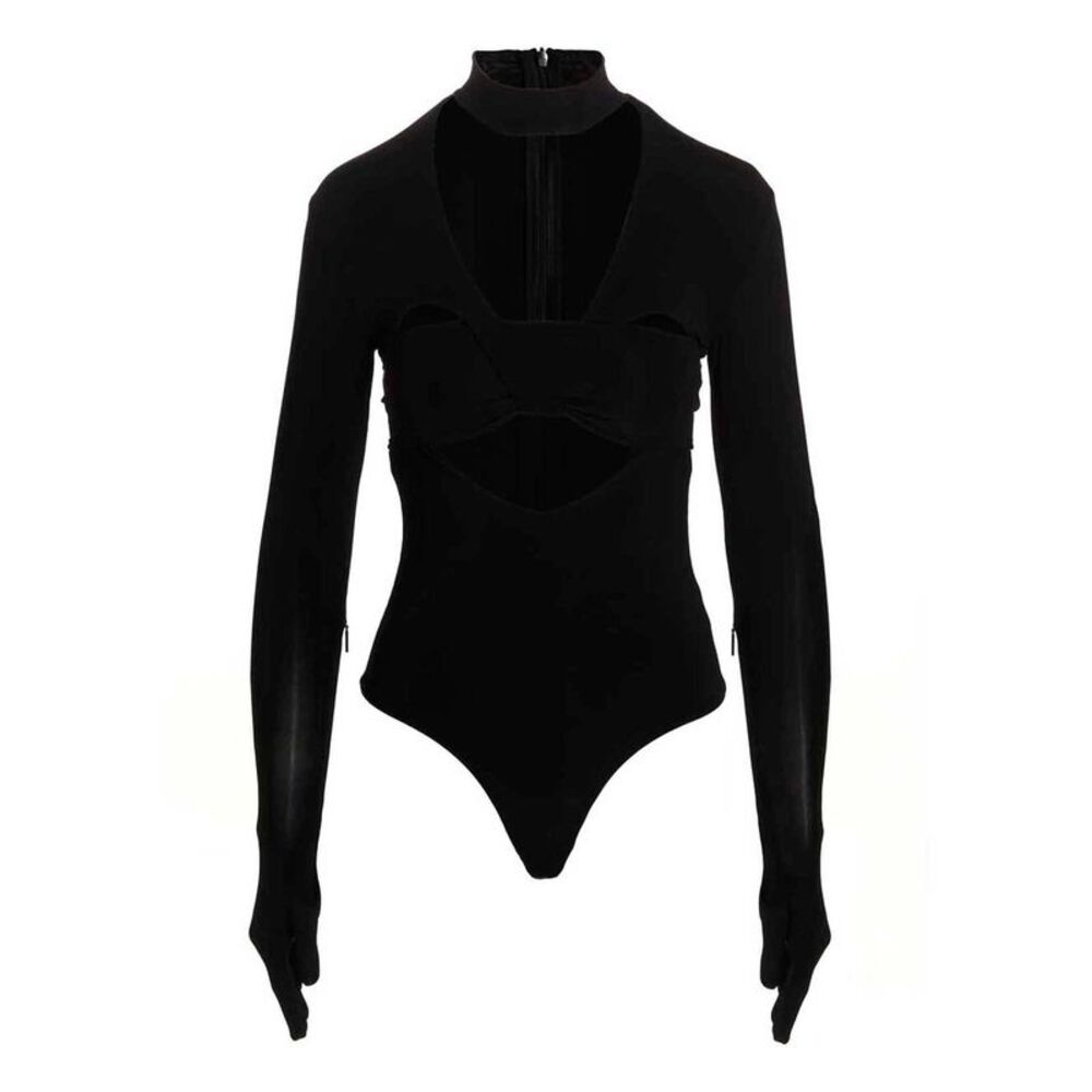 Ambush Black Viscose Women's Bodysuit